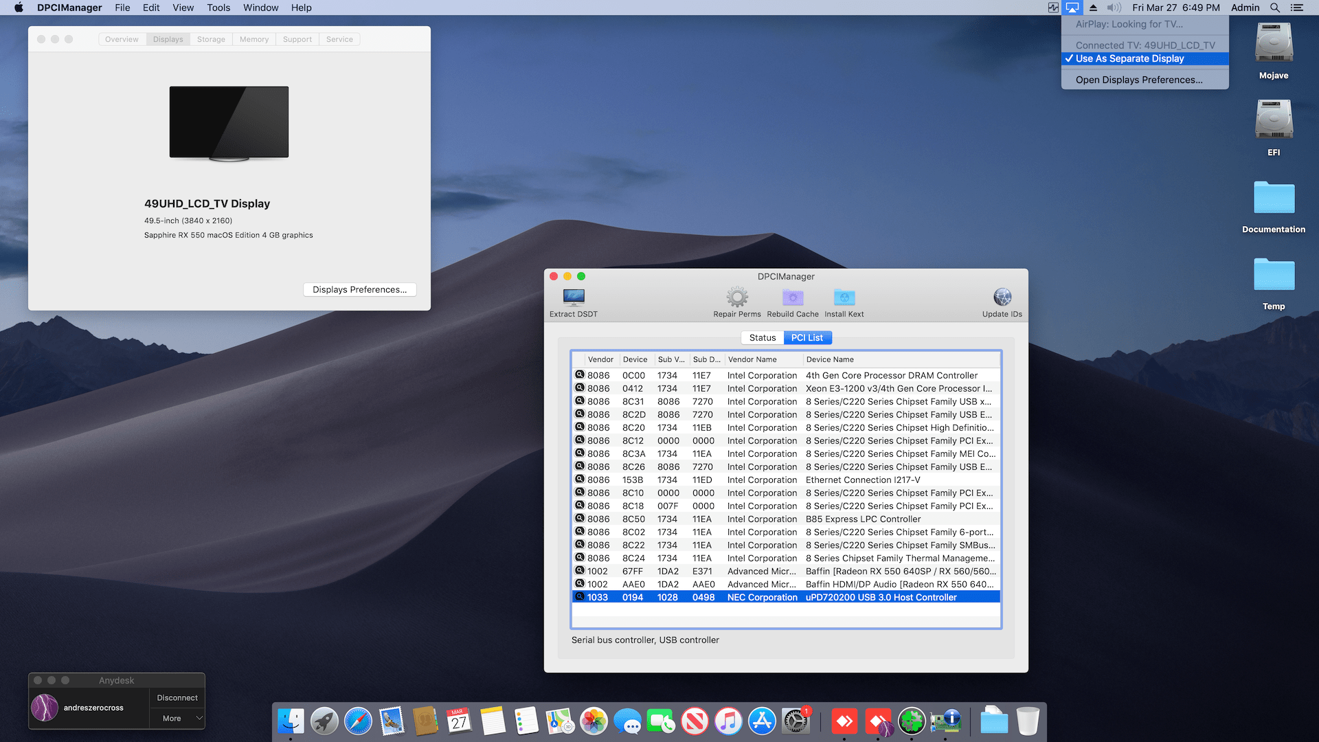 Fujitsu E520 Desktop [Haswell   Intel HD 4600 + RX 550] 2